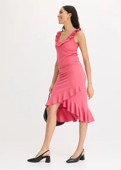 Bonprix Modernes Top Aus Jersey Mit Verzierung - Pink - Damen