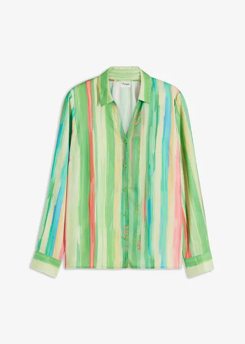 bonprix modisch bedruckte Bluse aus leicht strukturiertem Crepe-Material