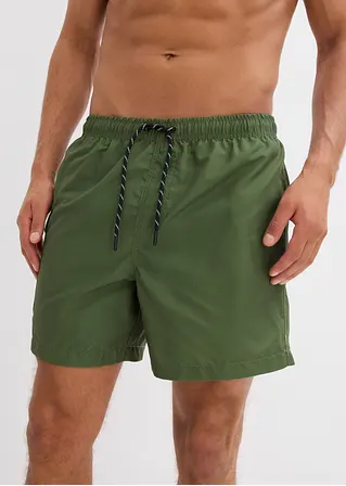 Bonprix Modische Badeshorts Mit Seitlicher Tasche - Grün