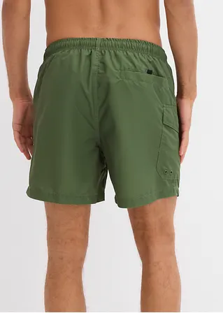 Bonprix Modische Badeshorts Mit Seitlicher Tasche - Grün