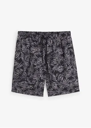 bonprix Modische Badeshorts mit tollem Druck - schwarz - Herren