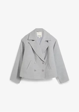 bonprix Modische Cabanjacke aus Wollimitat mit einer abnehmbaren Kapuze