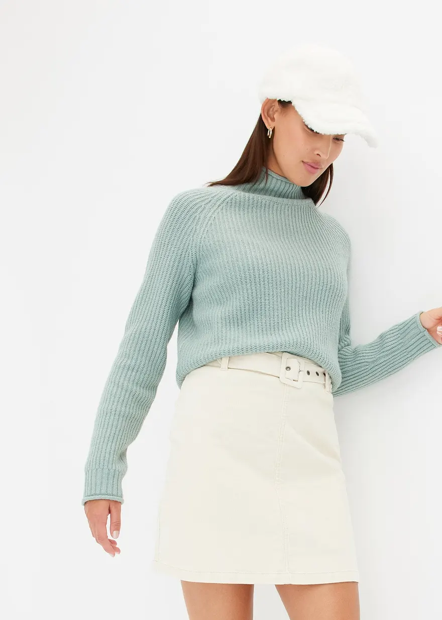 Bonprix Modische Cap In Teddy-Optik. Größenverstellbar - Weiß