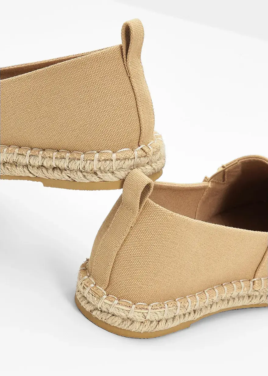 Bonprix Modische Espadrille Mit Dekorativer Schnalle - Beige