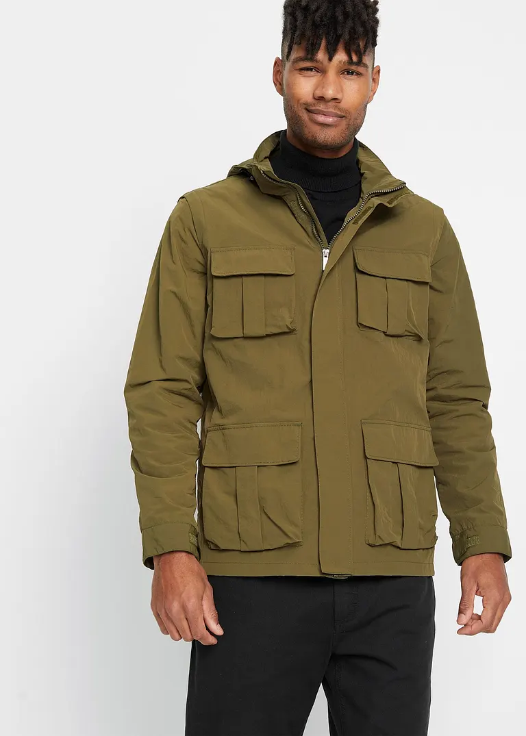 Bonprix Modische Funktions-Jacke Mit Abtrennbaren Ärmeln Und Praktischen Taschen