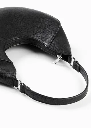 Bonprix Modische Handtasche In Lederoptik - Schwarz - Damen