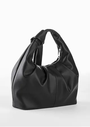 Bonprix Modische Handtasche In Lederoptik - Schwarz - Damen