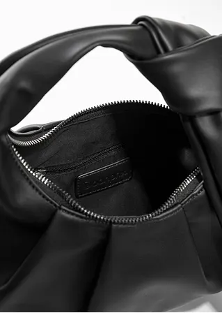 Bonprix Modische Handtasche In Lederoptik - Schwarz - Damen