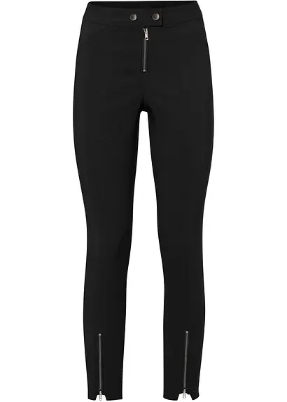 bonprix Modische Hose mit Teilungsnähten und Reißverschluss-Details
