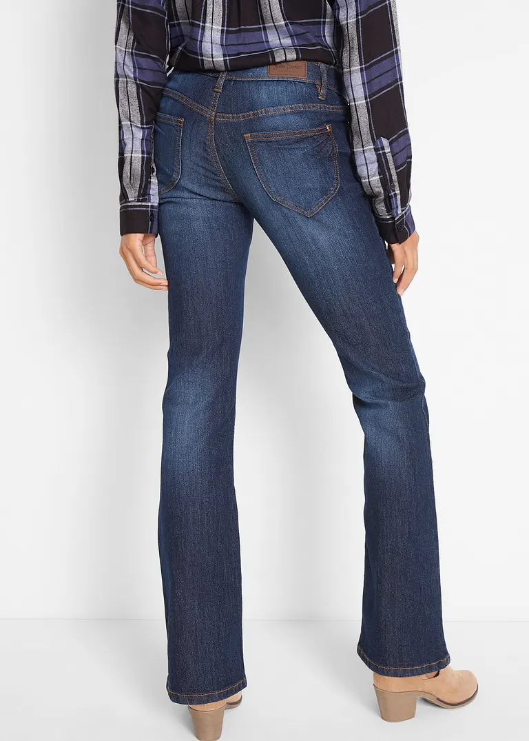Bonprix Modische Komfort-Stretch-Jeans Mit Kleinen Nieten Und Kontrastnähten
