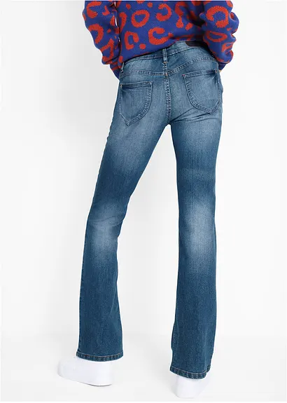 Bonprix Modische Komfort-Stretch-Jeans Mit Kleinen Nieten Und Kontrastnähten