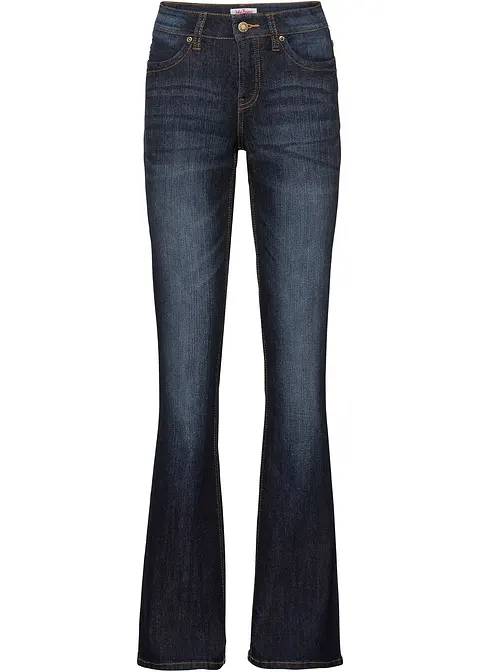 bonprix Modische Komfort-Stretch-Jeans mit kleinen Nieten und Kontrastnähten