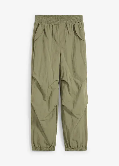 bonprix Modische Mädchen Schupfhose mit warmen Futter - grün