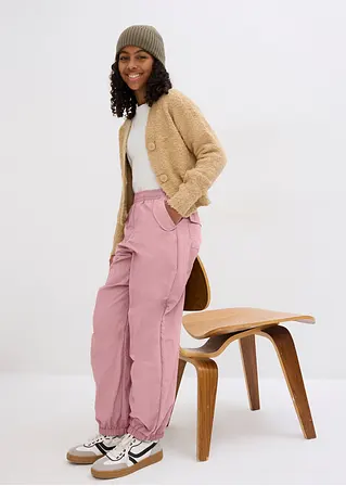 Bonprix Modische Mädchen Schupfhose Mit Warmen Futter - Rosa