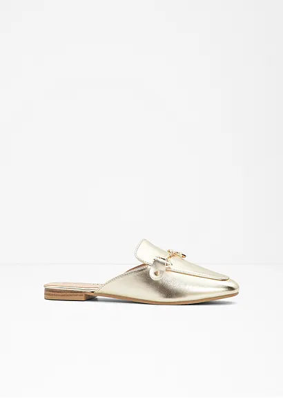 bonprix Modische Mule mit dekorativer Schnalle - beige - Damen