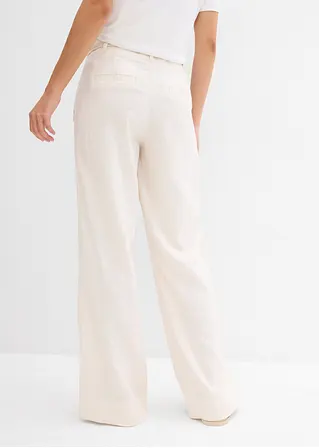 Bonprix Modische Paper-Bag Hose Mit Weitem Schnitt Und Stilvollem Seilgürtel