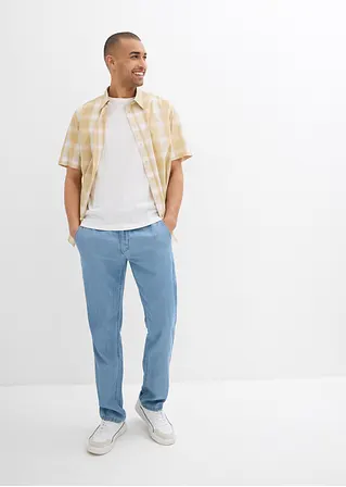 Bonprix Modische Schlupfjeans Aus Sommerlicher Leinen-Baumwoll-Mischung