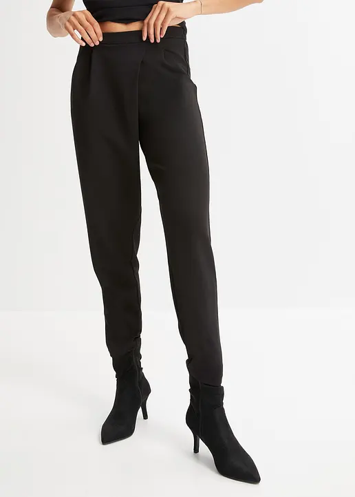 Bonprix Modische Shirthose In Harem-Optik - Schwarz - Damen
