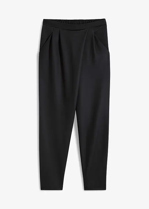 bonprix Modische Shirthose in Harem-Optik - schwarz - Damen