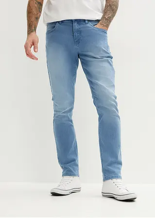 Bonprix Modische Slim Fit Stretch-Jeans Mit Leichter Waschung - Blau