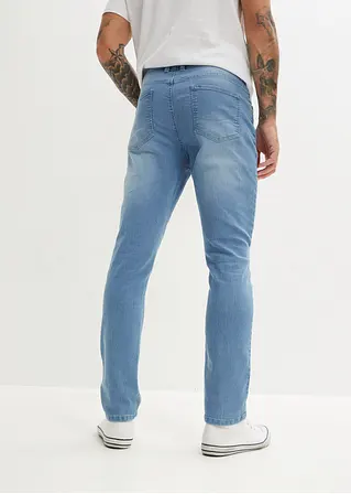 Bonprix Modische Slim Fit Stretch-Jeans Mit Leichter Waschung - Blau