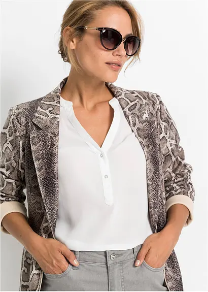 Bonprix Modische Sonnenbrille Mit Goldfarbenen Details - Braun