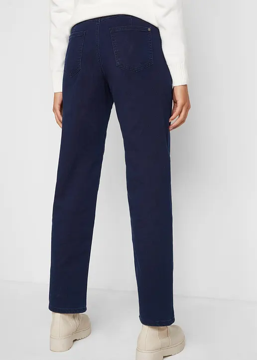 Bonprix Modische Thermo-Schlupf-Jeans Mit Elastischem Bund Innen Angeraut