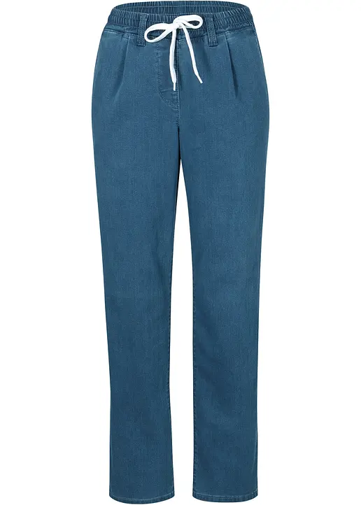 bonprix Modische Thermo-Schlupf-Jeans mit elastischem Bund innen angeraut