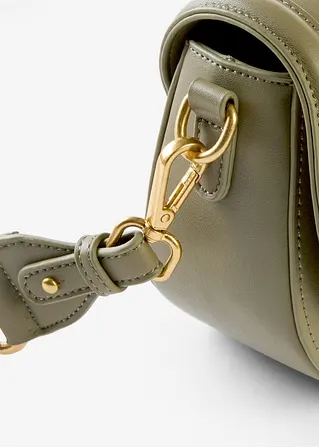 Bonprix Modische Umhängetasche Mit Dekorativem Schulterriemen - Grün