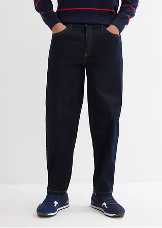 Bonprix Modische Verkürzte Jeans Im Barrel Fit - Blau Länge (Inch) 34