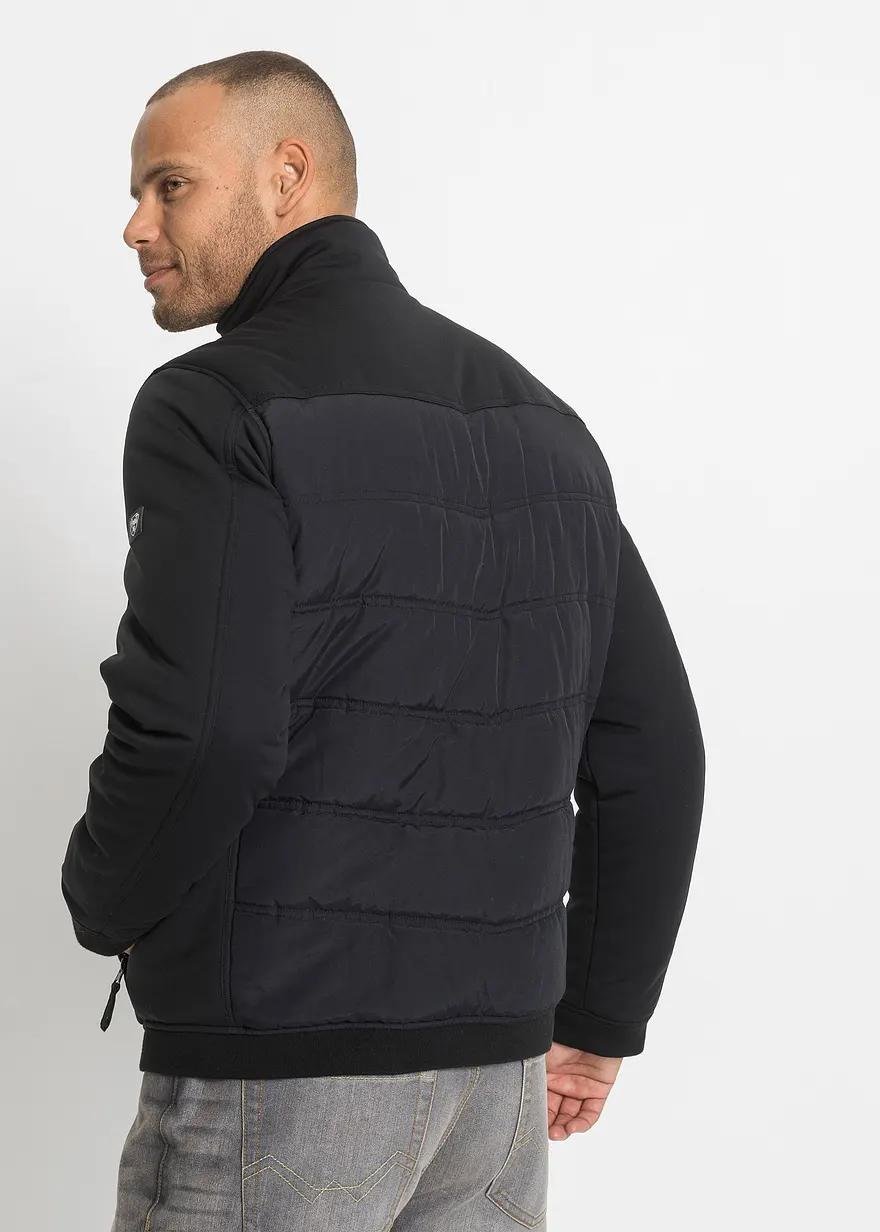 Bonprix Modische Winter-Softshelljacke Mit Reißverschlussöffnung - Herren