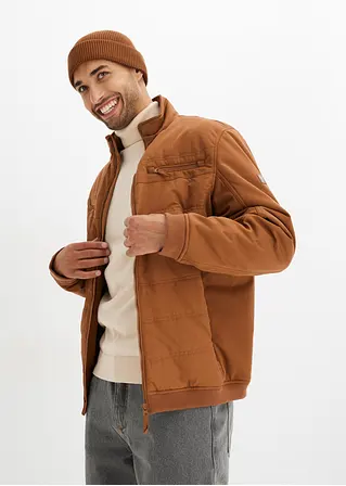 Bonprix Modische Winter-Softshelljacke Mit Reißverschlussöffnung - Braun