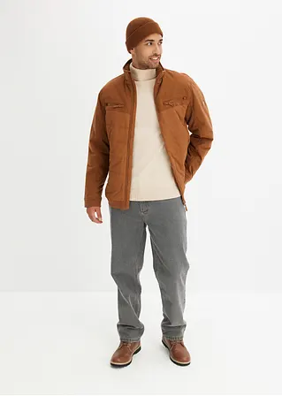 Bonprix Modische Winter-Softshelljacke Mit Reißverschlussöffnung - Braun