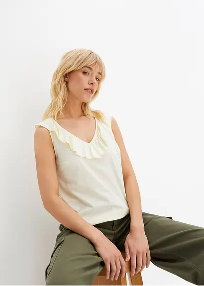 Bonprix Modischer Allrounder Verspieltes Top Für Jeden Anlass Egal Ob Lässig Zur Jeans Und Chic Zu Rock Oder Hose