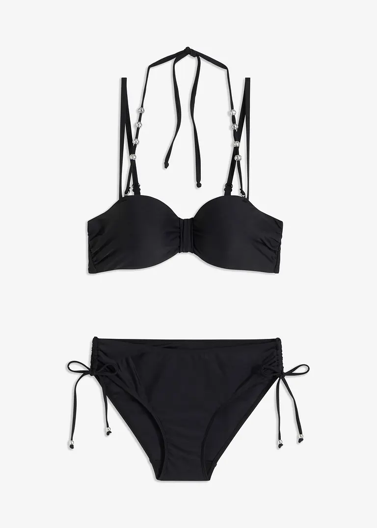 Bonprix Modischer Balconette Bikini Mit Raffinierter Trägerlösung - Damen