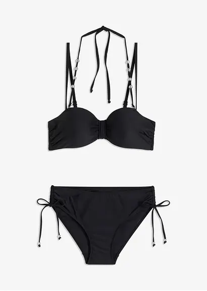 bonprix Modischer Balconette Bikini mit raffinierter Trägerlösung - Damen