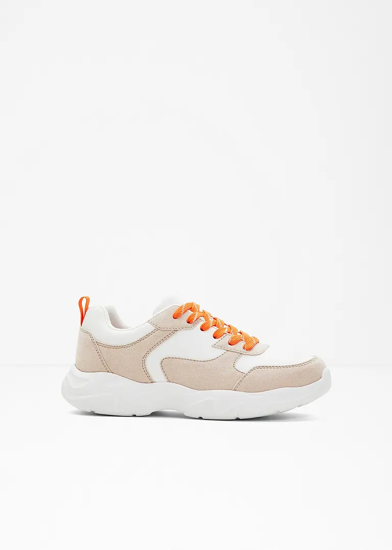 bonprix Modischer Chunky Sneaker im sportlichen Design - beige