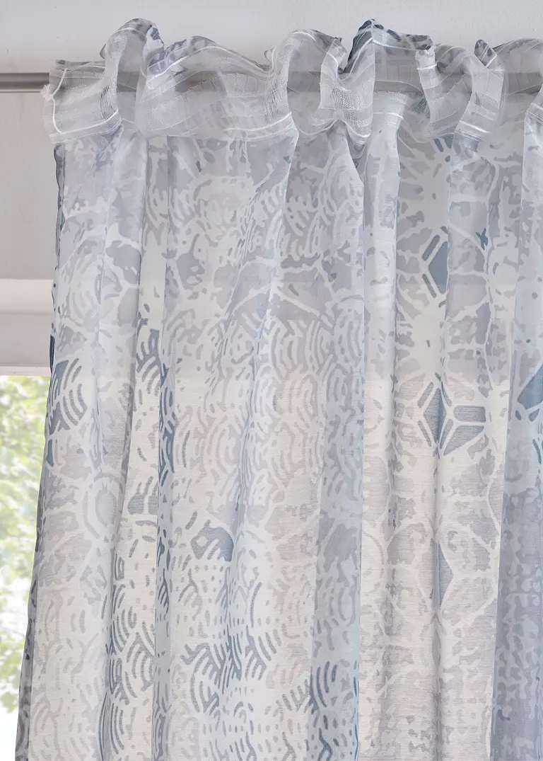 Bonprix Modischer Fensterschmuck - Grau Multifunktionsband