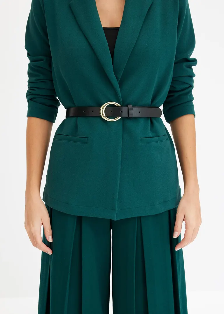 Bonprix Modischer Gürtel In Lederoptik - Schwarz - Damen