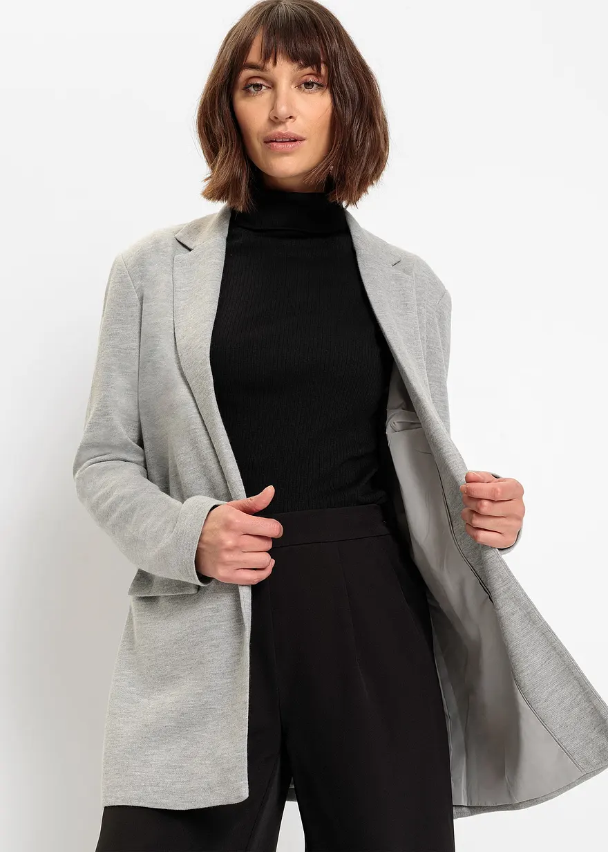 Bonprix Modischer Jersey-Blazer Mit Leichten Schulter-Pads