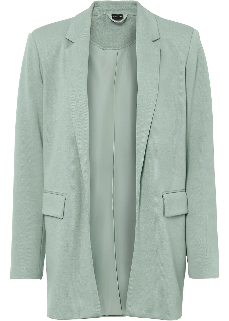 bonprix Modischer Jersey-Blazer mit leichten Schulter-Pads