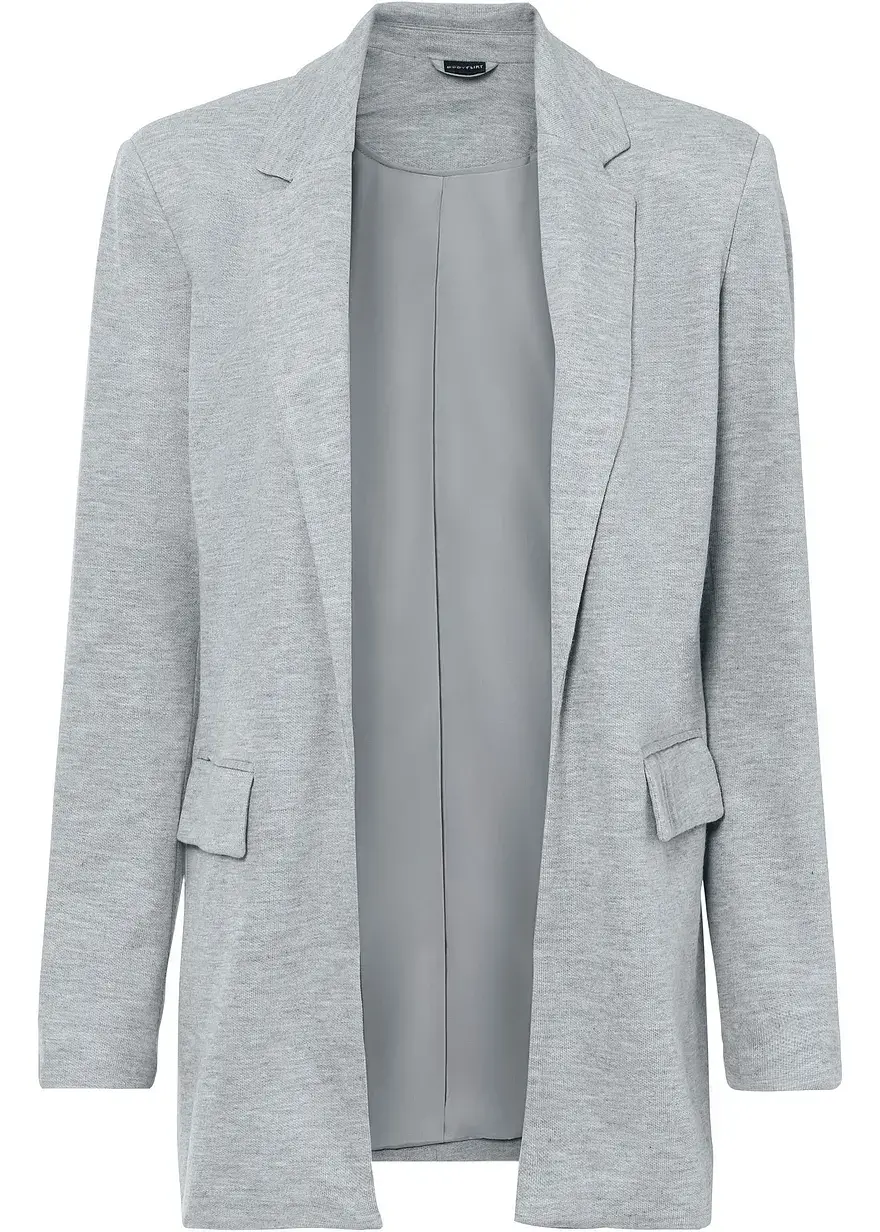 bonprix Modischer Jersey-Blazer mit leichten Schulter-Pads
