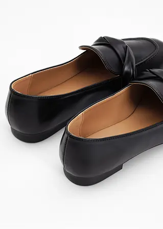 Bonprix Modischer Loafer Mit Schönem Flecht-Detail - Schwarz