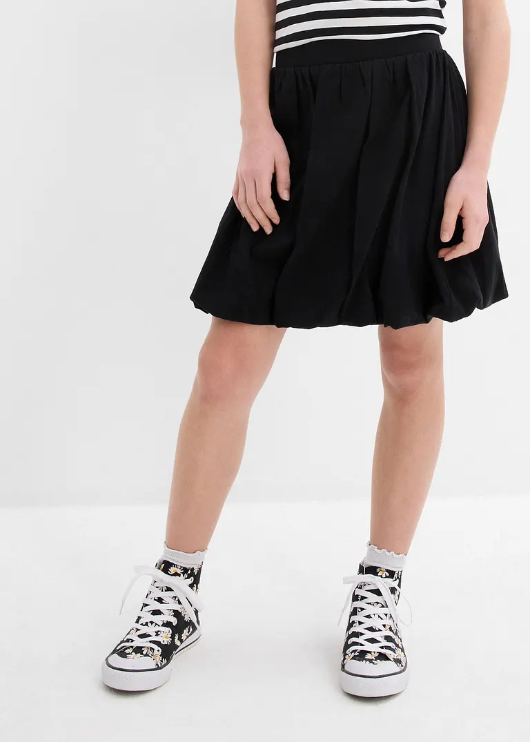 Bonprix Modischer Mädchen Ballonrock Für Mädchen - Schwarz