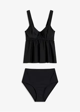 bonprix Modischer Minimizer Tankini mit gepolsterten Trägern