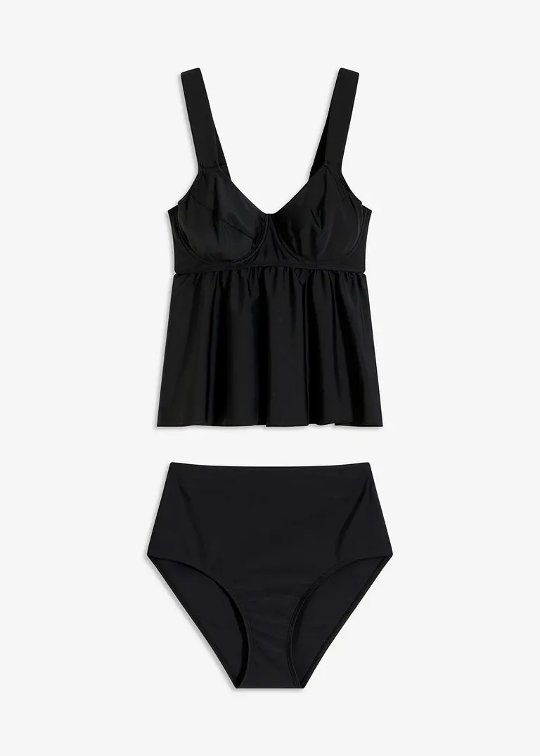 bonprix Modischer Minimizer Tankini mit gepolsterten Trägern
