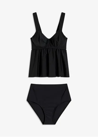 bonprix Modischer Minimizer Tankini mit gepolsterten Trägern