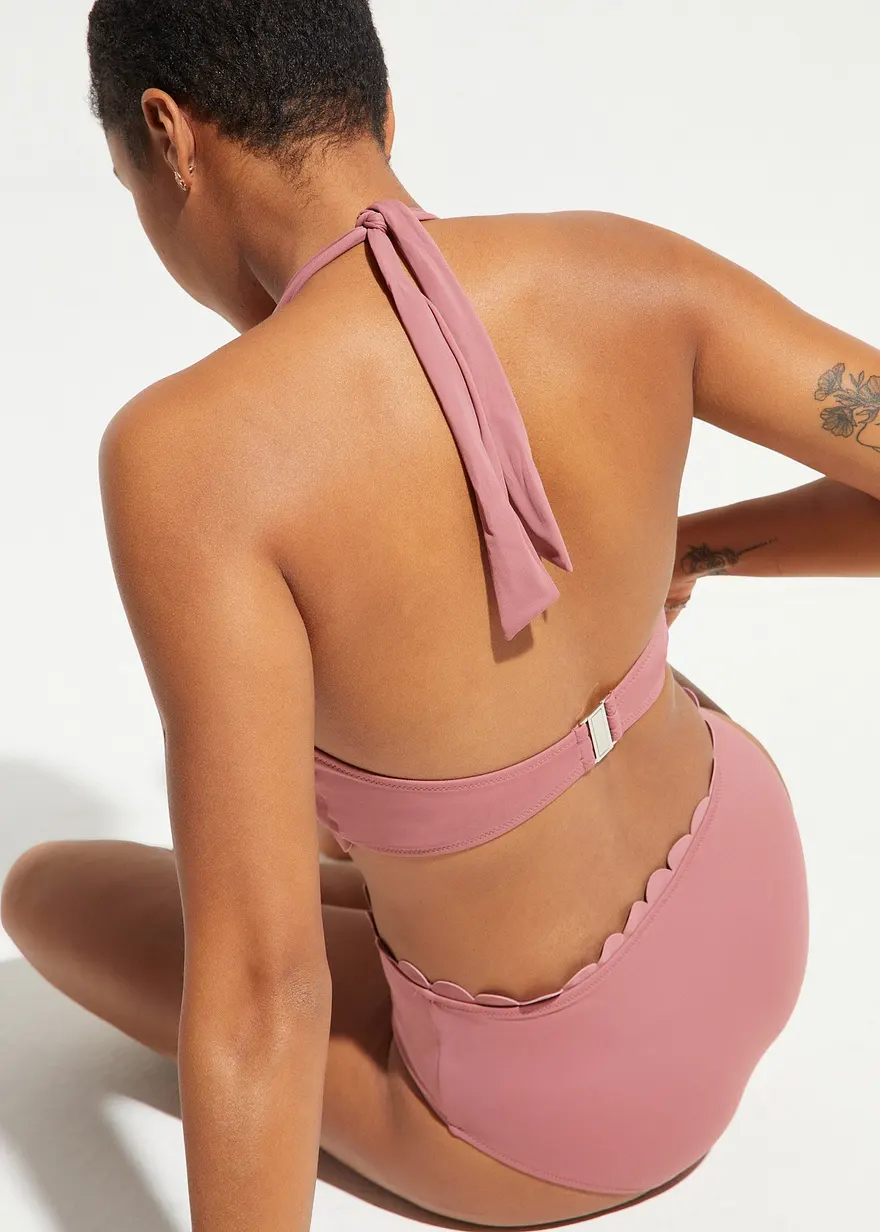 Bonprix Modischer Neckholder Bikini Aus Nachhaltiger Badeware - Softbeere