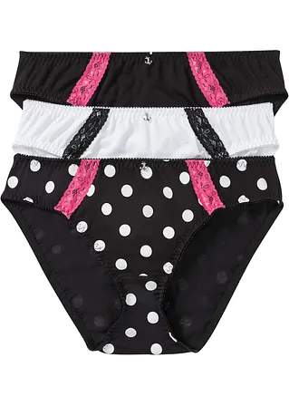 bonprix Modischer Slip im farbstarken Mehrfachpack aus Bio-Baumwolle