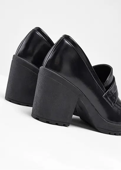 Bonprix Modischer Trotteur Mit Profilierter Sohle - Schwarz